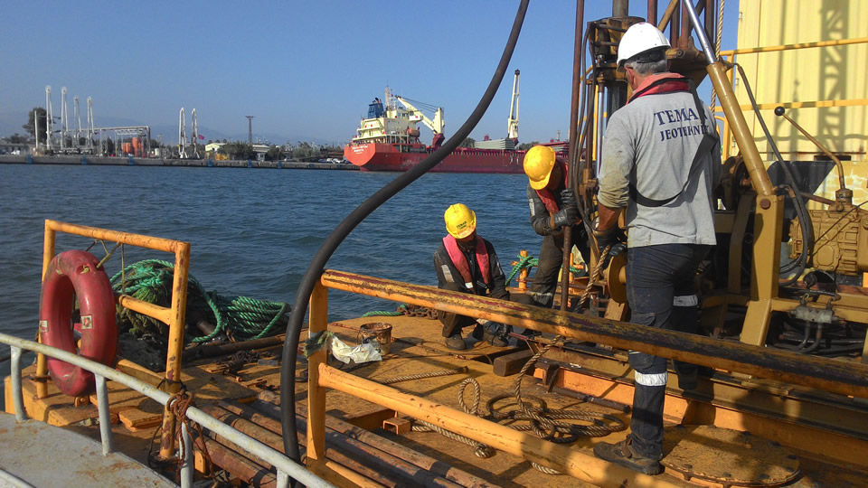 Denizde Jeofizik İnşaat